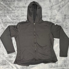 Nike Dri-FIT Womens Full Zip Hoodie Black Training Jacket 889249-010 Size L