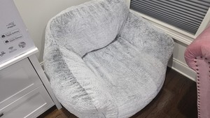 Bean Bag Chair, High Density Foam Filled, Modern Comfortable Lounger for Adults