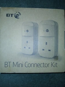 BT MINI CONNECTOR KIT - POWERLINE ADAPTERS - ITEM CODE 087372 - BLACK - BNIB