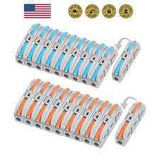 20PCS Lever Wire Connectors, Tool-Free Electrical Splice Terminals