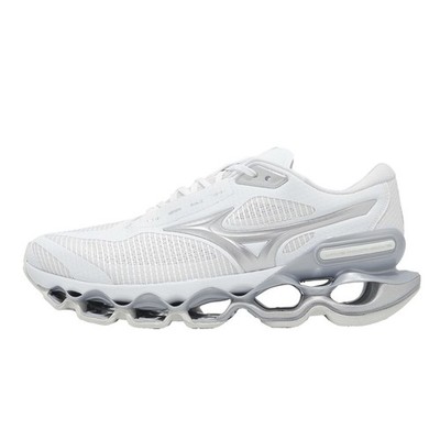 Mizuno Wave Prophecy 15 White Silver Men Road Running Jogging