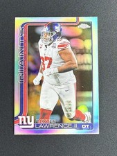 2025 Topps Chrome Refractor Dexter Lawrence II #230 Giants