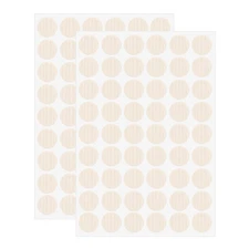 2 Sheets Screw Hole Stickers 21mm 54 in 1 Self-Adhesive Stickers, Frost