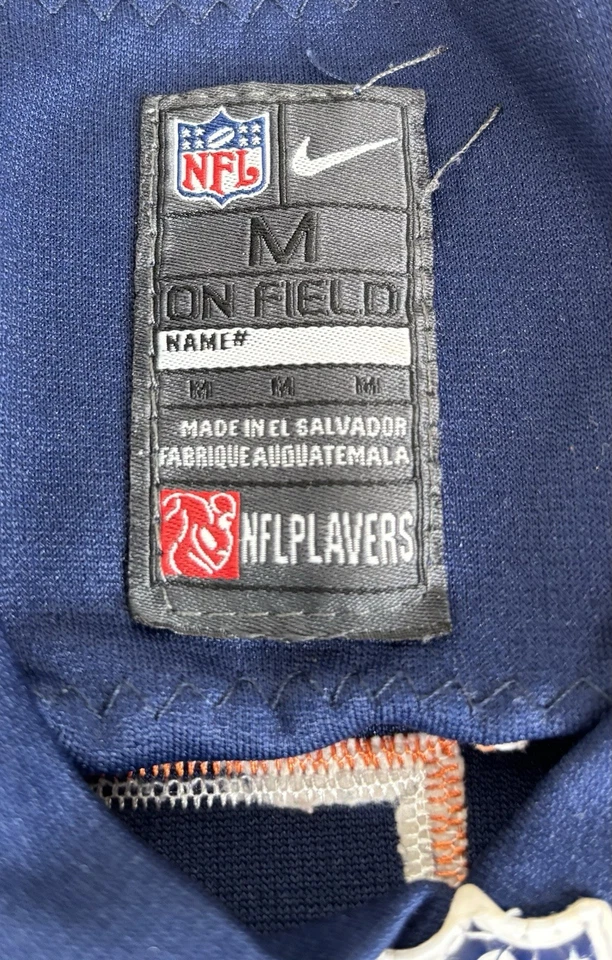 芝加哥熊队儿童青少年中号 M 10/12 球衣足球 #54 Urlacher 蓝色耐克 — 第 4/4 张图片