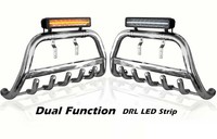 Front Bull Bar Mit Led Lichtleiste FüR Renault Trafic 2014-2022