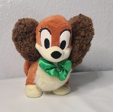 Disney Store FIFI Minnie Mouse Puppy Cocker Spaniel Dog Plush Green Bow 6  