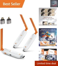 Portable Wireless HDMI Extender: 4K/HD Streaming, 2RXs, Ideal for Any Setting