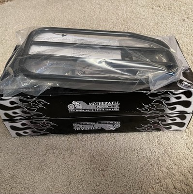 7  Flat Solo Rack Touring Models 97 Up Gloss Black