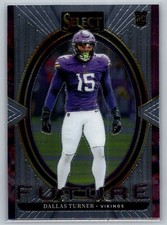 2024 Panini Select Football Select Future #25 Dallas Turner - Minnesota Vikings