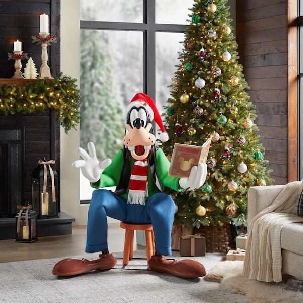 Disney 4 ft. Animated Holiday Goofy Animatronic Home Depot A4 2025 *NEW*