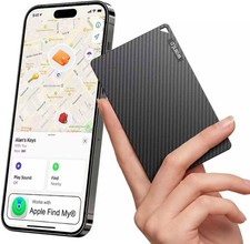 Apple Find My Wallet Tracker Card iOS Compatible Slim Smart Locator for Luggage