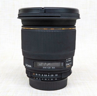 Sigma 20mm 1.8 EX DG Prime Lens for Nikon F-mount