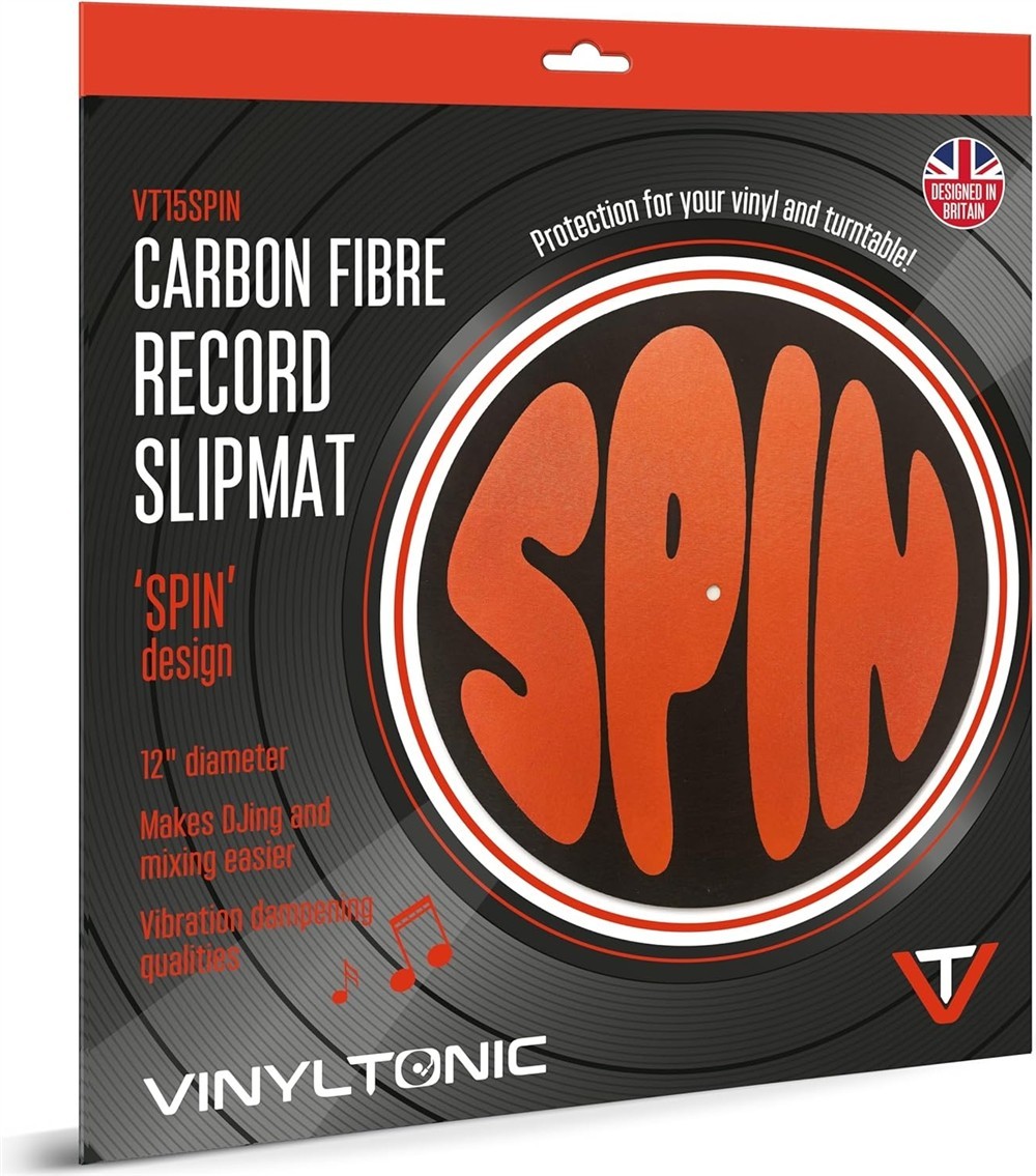 Vinyl Tonic: 'Spin' Carbon Fibre Slipmat - AA.VV.