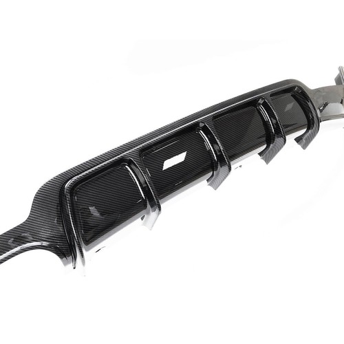 Rear Bumper Diffuser Twin Exhaust For BMW 4 Series F32 2014 2015-20 Carbon Fiber - Picture 5 of 11
