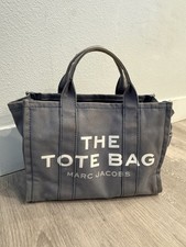 Marc Jacobs The Tote Bag Medium Blue Zip Tote W, Pockets
