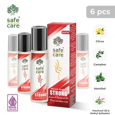 Safe Care Aromatherapy Oil Roll On Strong 10ml x 6pcs – Refreshing Herbal
