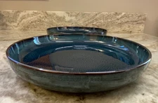 Dinner Bowls. Crafted Denim Villery & Boch. 8.5 Inch. Pretty Blue. Set Of 2. New