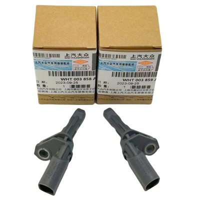 2x Genuine Rear ABS Wheel Speed Sensors WHT003858B + WHT003859B For VW Audi