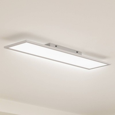 Lindby LED Deckenleuchte (LED Panel) 'Enhife' (Modern) in Weiß (1 flammig, ) - L