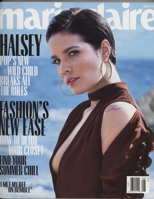 Marie Claire August 2018 Halsey Pop's New Wild Child Fashion Magazine