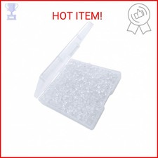 1000Pcs Silicone Earring Backs Soft Clear Bullet Earring Clutch Ear Safety Back