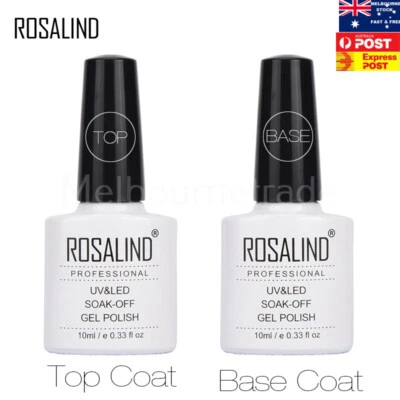 ROSALIND Pro UV Gel Nail Polish Top Coat, Base Coat, Matte Top Coat For Nails - image 1 of 4