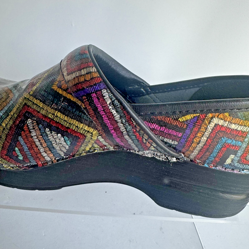 Dansko Professional Clogs Lackleder 37 / 6,5 Mehrfarbig Metallic Arbeit - Bild 7 von 15