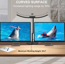 NEW Curved Architect LED Desk Lamp for Home or Office, Dimmable with 3 Joints