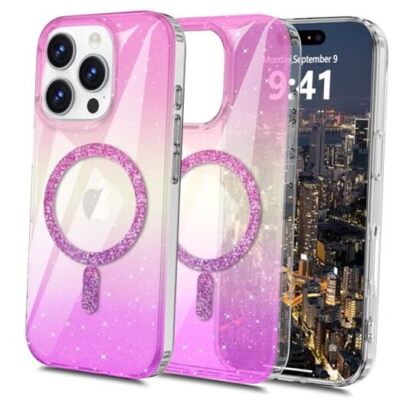 ✿iPhone 16 Pro Max 用 ケース 6.9インチ リング  ブルー Amazon.co.jp: iPhone 16 Pro Max ケース 波模様【360°回転