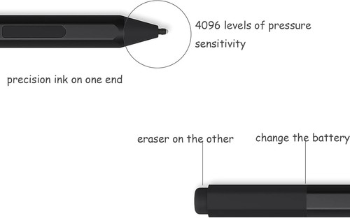 NEW Genuine Official Microsoft Surface Pen model 1776 EYU-00013 Platinum Silver - Picture 8 of 8