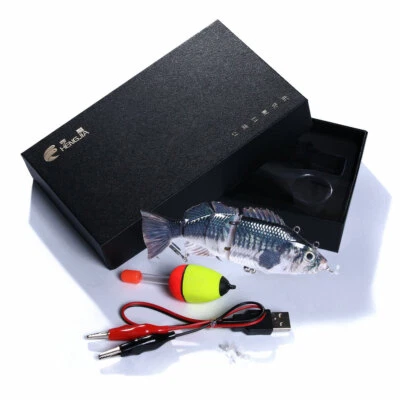 15cm Roboter Leben Elektrisch Angeln Köder Fischköder Gelenkköder USB Wobbler - Bild 1 von 4