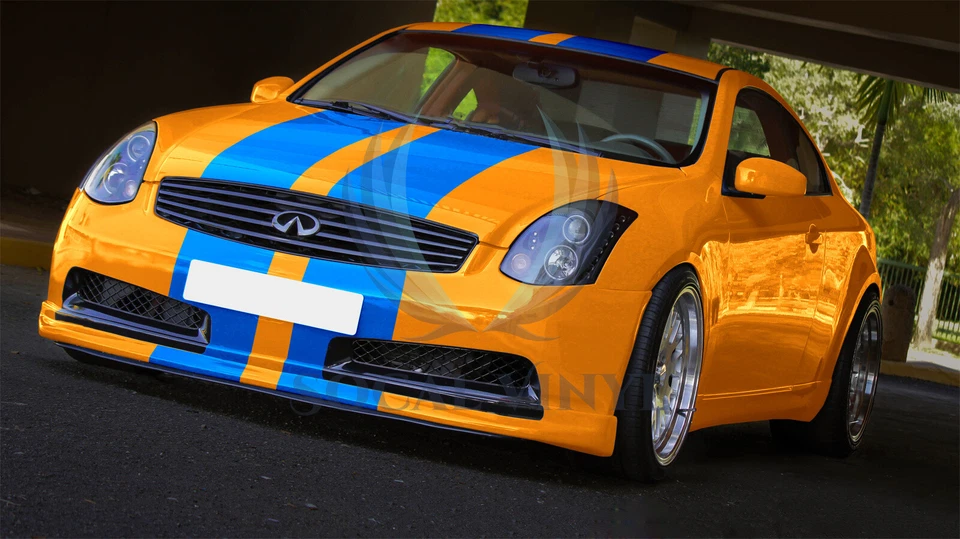 Matte Color Racing Stripes Vinyl Wrap Sticker For Infiniti G35 Stripe 10FT /20FT - Image 4 of 4