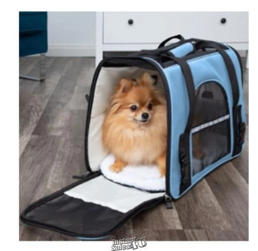 Paws & Pals Pet Carrier Travel Bag Blue Small Oxgord Airline