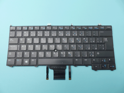 Original Tastatur Dell Latitude E7240 E7440 QWERTY ARABIC 0PHY95 NSK - LD0BC 0A