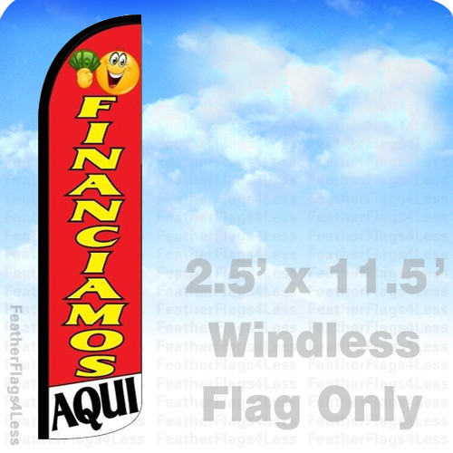 36 x 96 in. We Finance Banner Sign