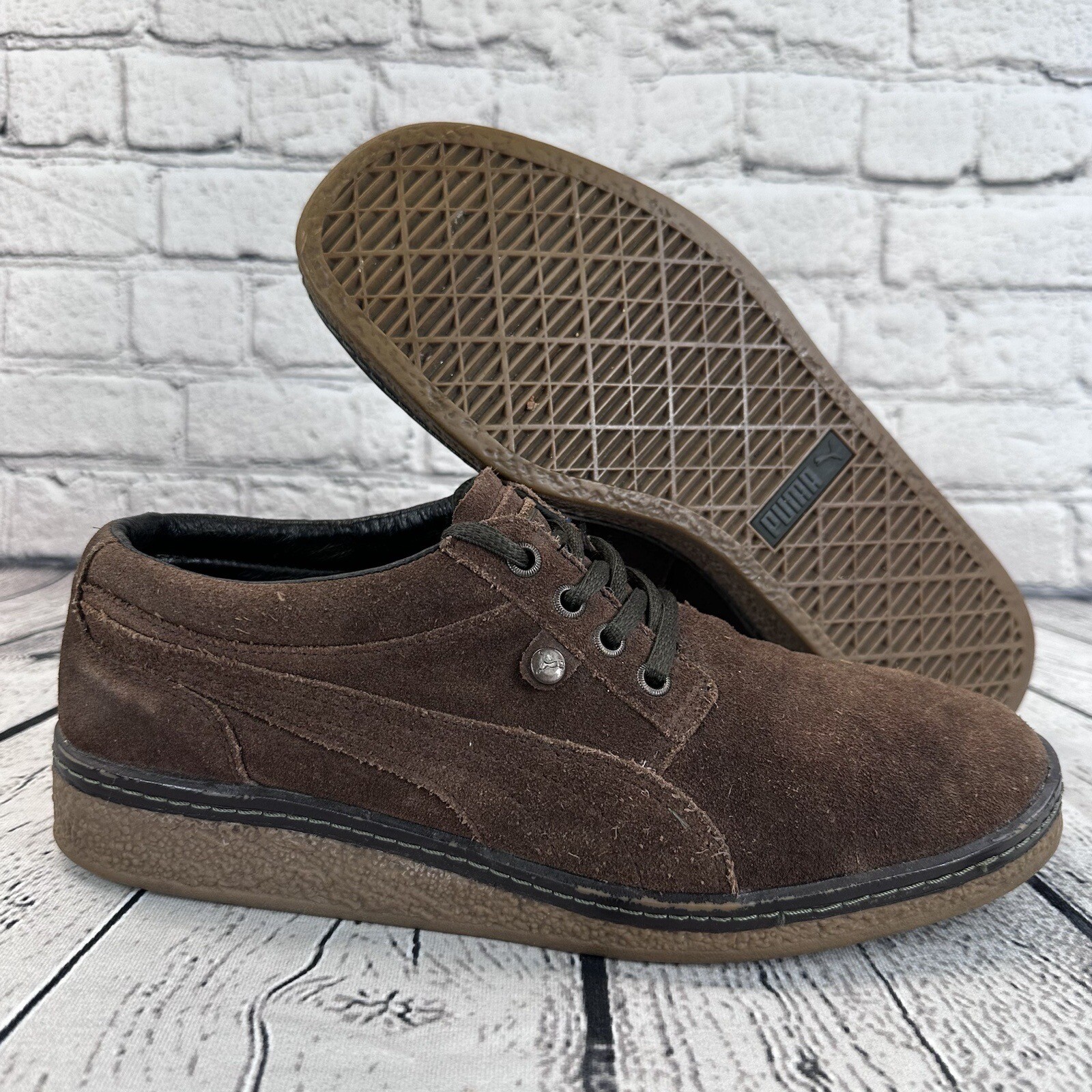 Puma Bonanza Men's Size 11 US Brown Suede Low Casual Sneakers Shoes 352105 06 eBay