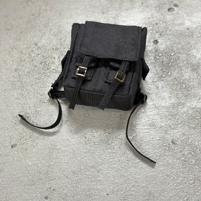 PB-BPK: 1/12 scale black Backpack for 6'' action figures