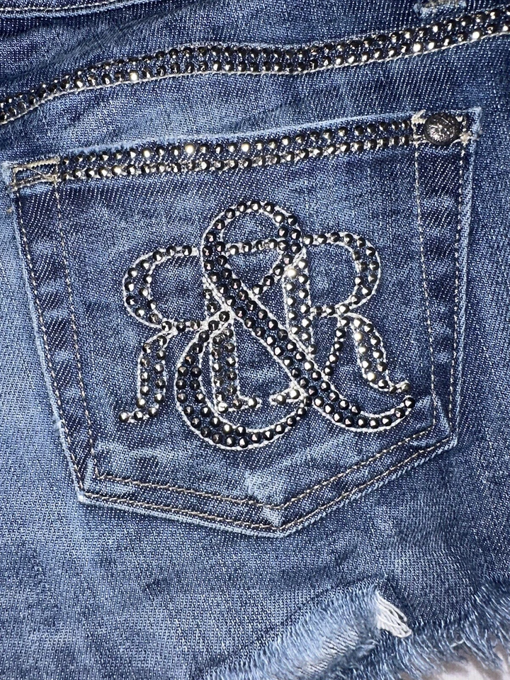 Pantalones Cortos Rock & Republic Denim Corte Para Mujer Talla 28 No36 Foto 3 de 4