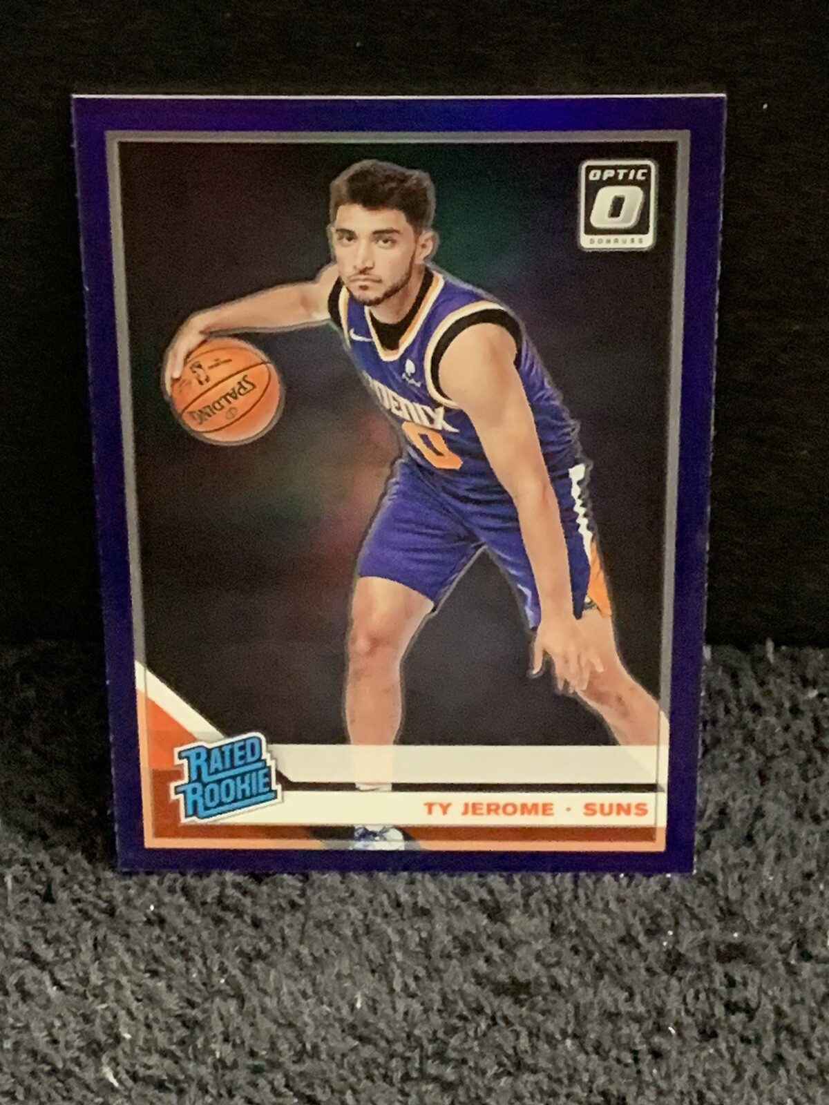 Ty Jerome 2019-20 Panini Optic Purple Prizm Rated Rookie #167 Suns / Warriors