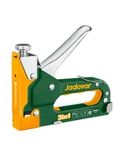 Jadever 3-in-1 Staple Gun, Manual Nail Gun, Adjustable Driving Force