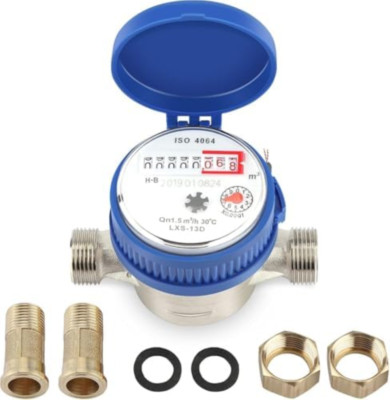 NUOVO CONTATORE ACQUA 3/4" giardino contatore acqua fredda per giardino contatore acqua fredda