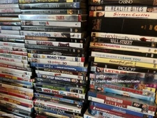 USED DVD & BLU-RAY Movies Bundle & Save Action Drama Comedy Thriller Crime SCIFI