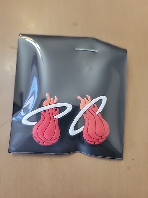 NEW MIAMI HEAT Crocs Charm 3D Jibbitz NBA Shoe ACCESSORY