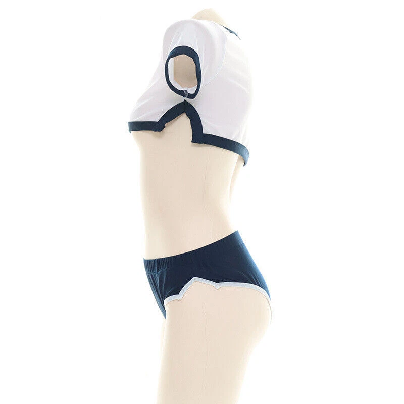Conjunto de uniforme de estudiante con disfraces para mujeres Sexy Mini Traje Falda Lencería Prendas para dormir Foto 4 de 4