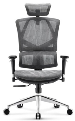 Sihoo Grey Ergonomic Desk Chair SIHOO Ergonomic Office High Grey