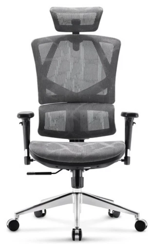SIHOO Ergonomic Office High Grey Mesh Chair with Adjustable Lumbar