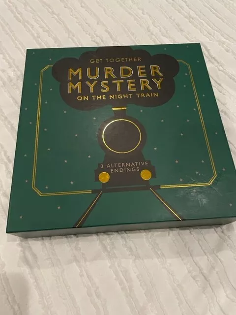 Get Together “Murder Mystery on the Night Train” Board Game - The Board  Classic