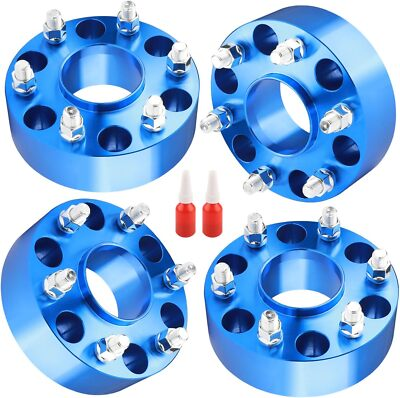 #ad #ad 4Pcs 2quot; 6x5.5 Hubcentric Wheel Spacers for Chevy Silverado 1500 Tahoe GMC Sierra $105.99