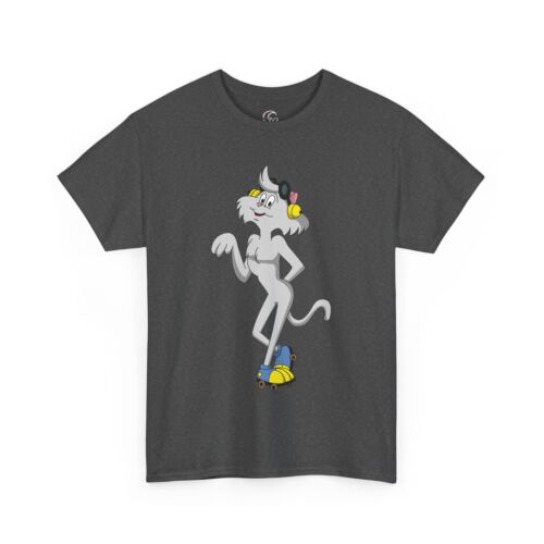 Vintage Wordsworth Cat T-Shirt, Heathcliff Cartoon Shirt, Roller Skate Cat Tee - Picture 56 of 118