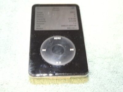 Apple iPod classic 30GB 第5世代 ブラック Ａ1136 iPod classic 第5世代 30GB（A1136） ブラック｜中古スマホ